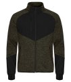 Heren Fleece Vest Clique Haines 023946 mist groen